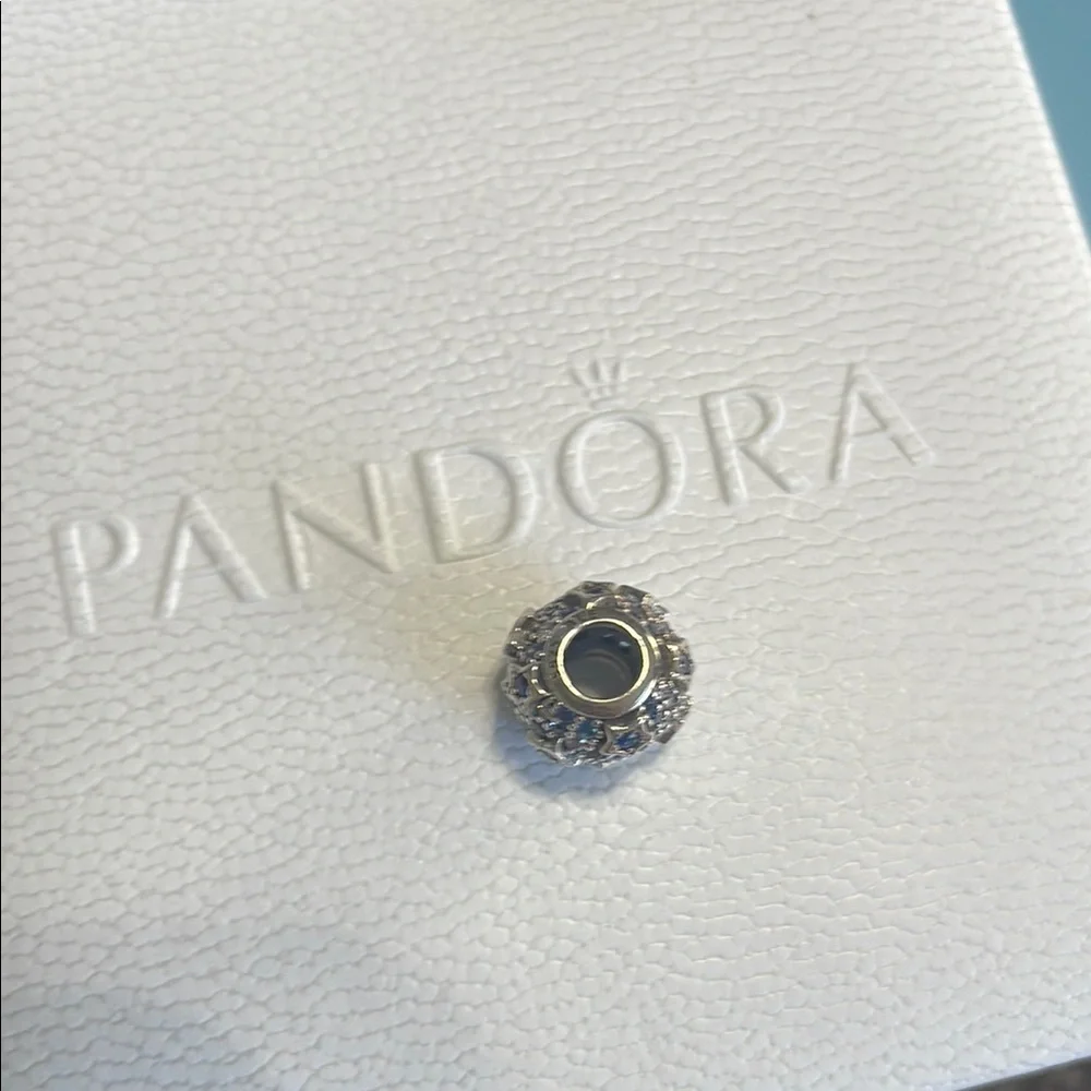 Pandora Elevated Star Shades of Blue CZ Charm - Picture 5 of 5